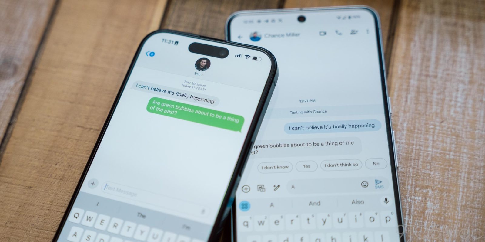 Apple RCS iPhone Android iMessage